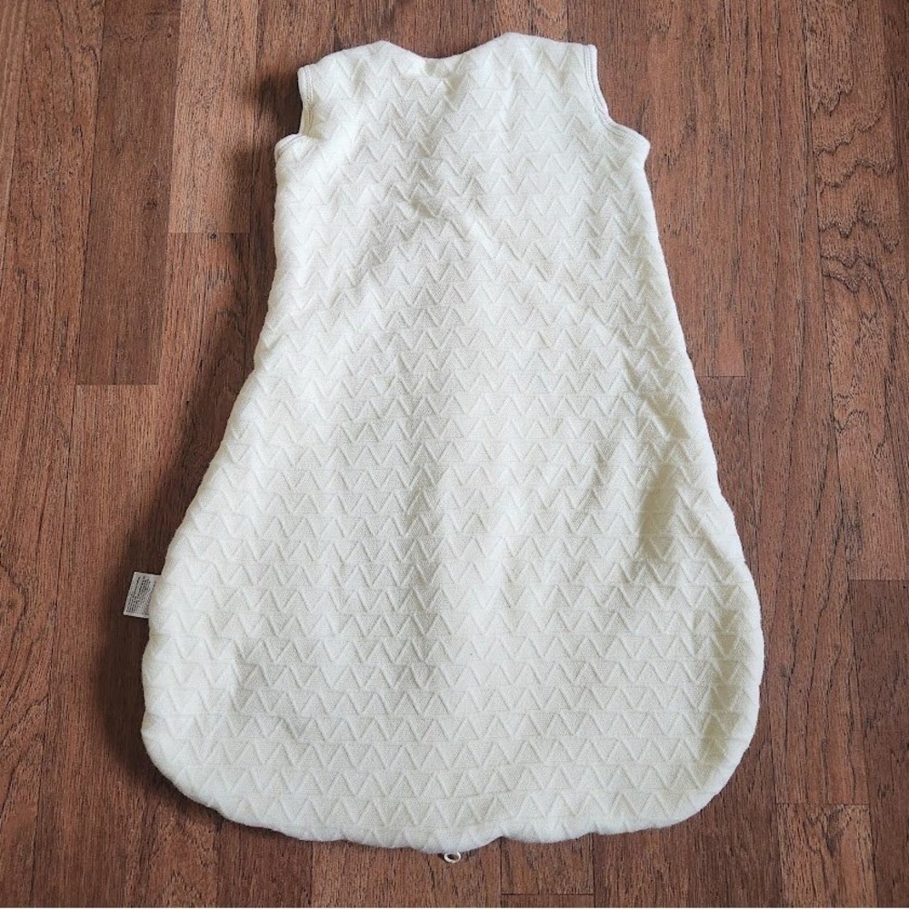 Yoofoss Baby Sleep Sack 0-6 Months Cream Quilted Chevron Wearable Blanket 302 - Picture 5 of 5